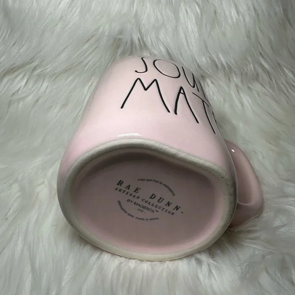 Rae Dunn Pink Soul Mate Mug - Picture 3 of 4